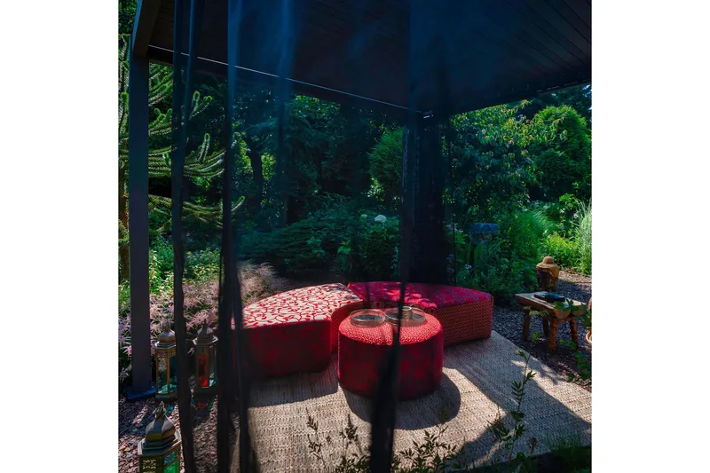 Myggnett til Pavilion Mirador 300x300 cm 4 stk Sort - Hagemøbler - Solbeskyttelse - Paviljonger - Paviljongvegger