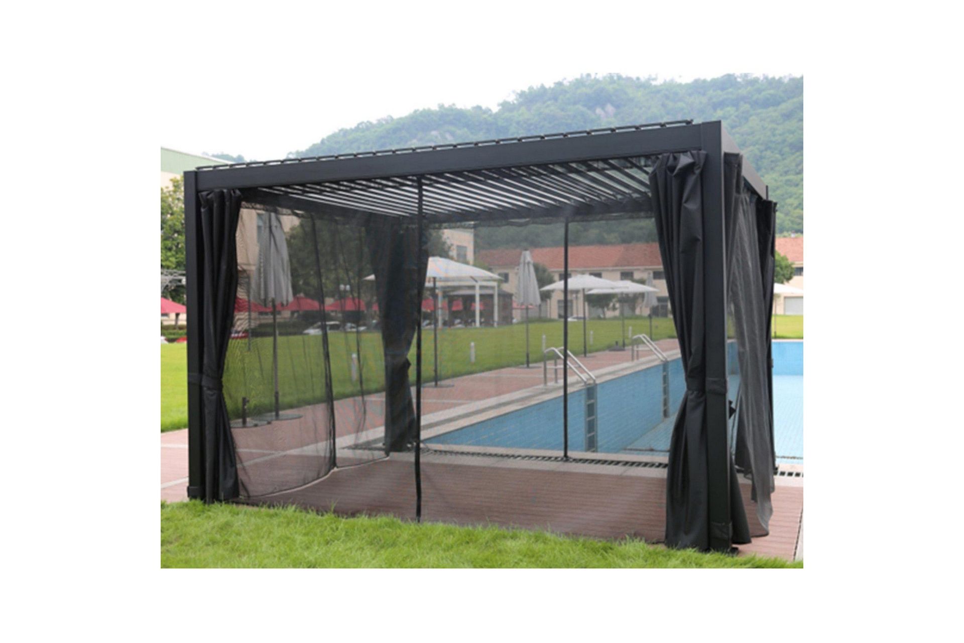 Myggnett til Pavilion Mirador 4 stk Sort -
