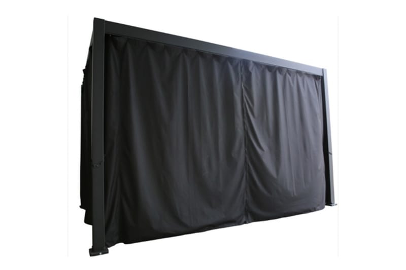 Sidevegger til Pavilion Mirador 300x300 cm 4 stk Svart - Hagemøbler - Solbeskyttelse - Paviljonger - Paviljongvegger