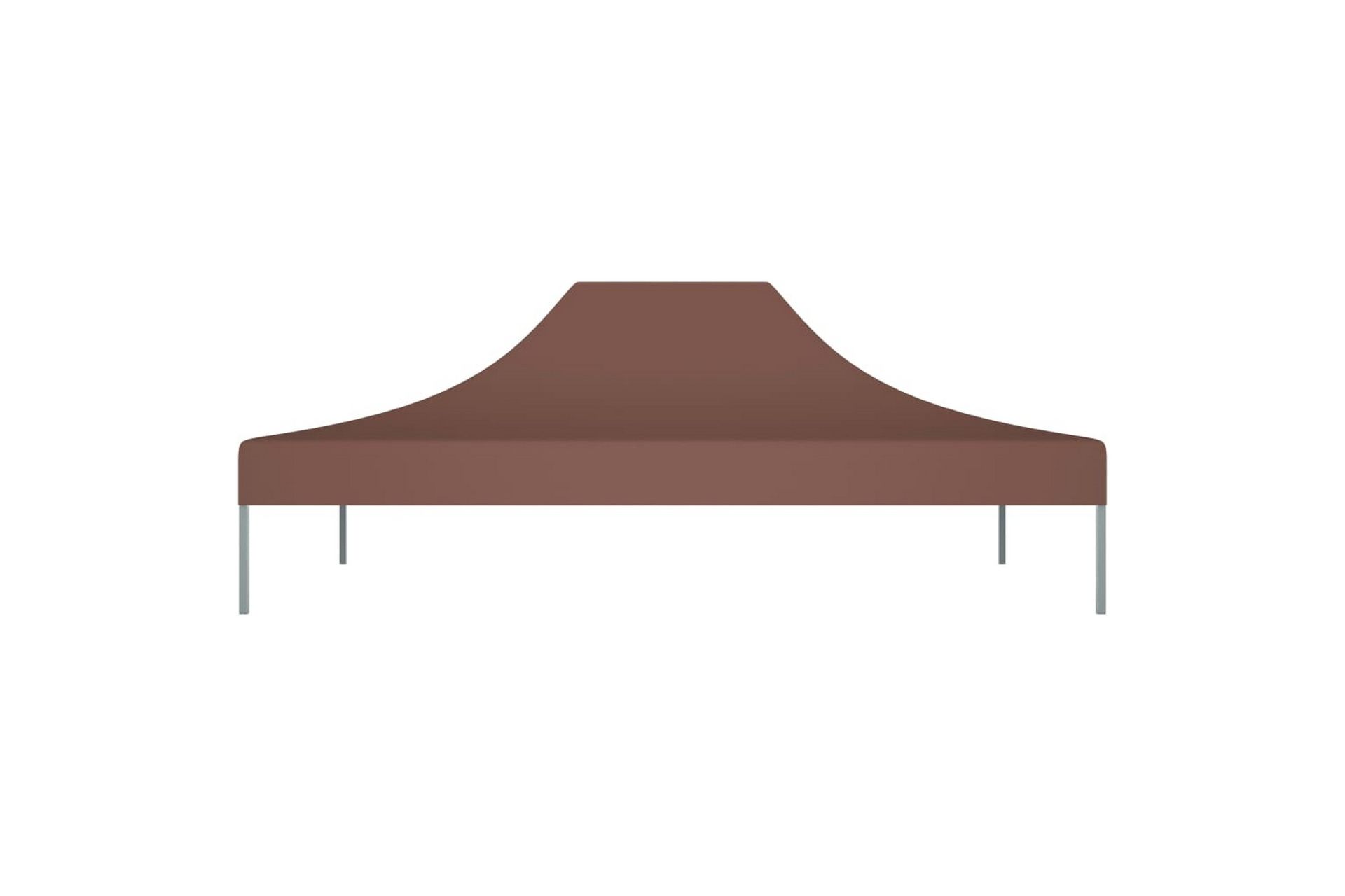 Teltduk for festtelt 4,5x3 m brun 270 g/m² - Brun - Hagemøbler - Solbeskyttelse - Paviljonger - Paviljongtak