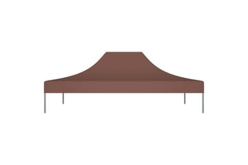 Teltduk for festtelt 4,5x3 m brun 270 g/m² - Brun - Hagemøbler - Solbeskyttelse - Paviljonger - Paviljongtak