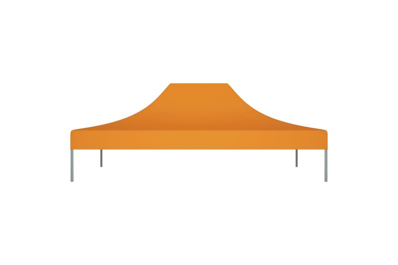 Teltduk for festtelt 4,5x3 m oransje 270 g/m² - Oransj - Hagemøbler - Solbeskyttelse - Paviljonger - Paviljongtak