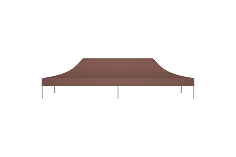 Teltduk for festtelt 6x3 m brun 270 g/m² - Brun - Hagemøbler - Solbeskyttelse - Paviljonger - Paviljongtak