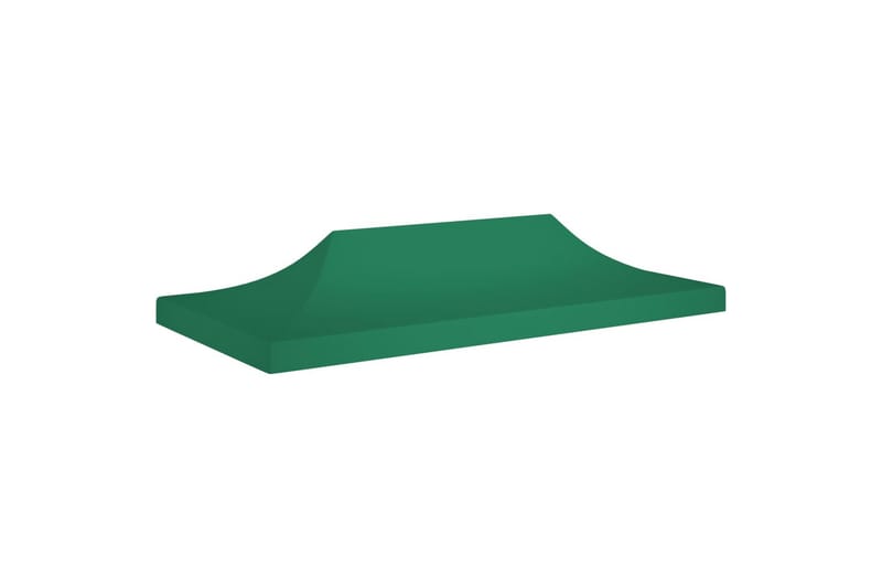 Teltduk for festtelt 6x3 m grønn 270 g/m² - grønn - Hagemøbler - Solbeskyttelse - Paviljonger - Paviljongtak