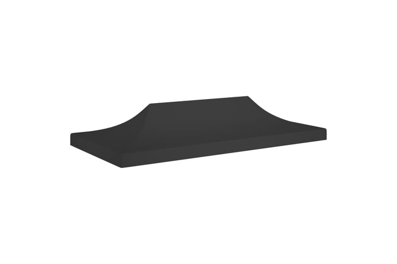Teltduk for festtelt 6x3 m svart 270 g/m² - Svart - Hagemøbler - Solbeskyttelse - Paviljonger - Paviljongtak
