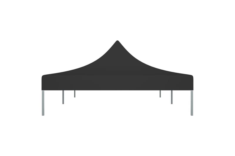 Teltduk for festtelt 6x3 m svart 270 g/m² - Svart - Hagemøbler - Solbeskyttelse - Paviljonger - Paviljongtak