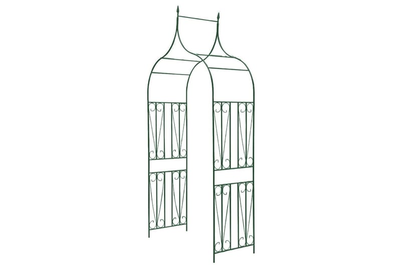 Hagebue med piggdesign for klatreplanter mørkegrønn - grønn - Hagemøbler - Solbeskyttelse - Pergola