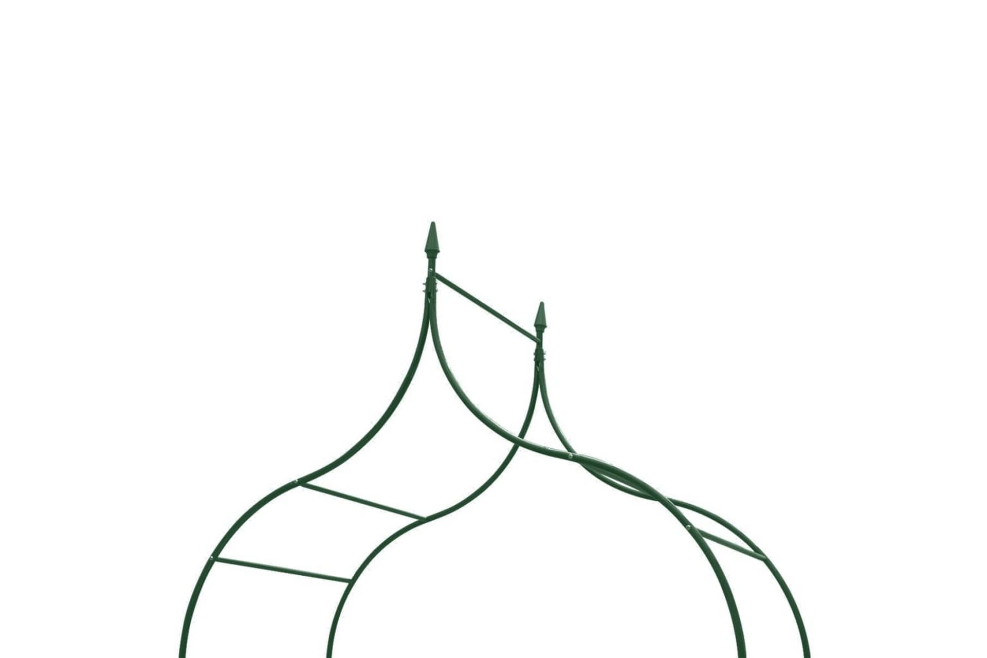 Hagebue med piggdesign for klatreplanter mørkegrønn - grønn - Hagemøbler - Solbeskyttelse - Pergola