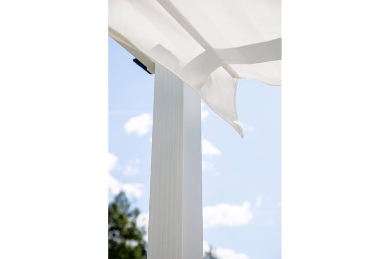 Lazio Perola - Hvit - Hagemøbler - Solbeskyttelse - Pergola