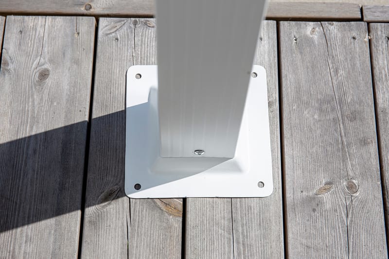 Lazio Perola - Hvit - Hagemøbler - Solbeskyttelse - Pergola