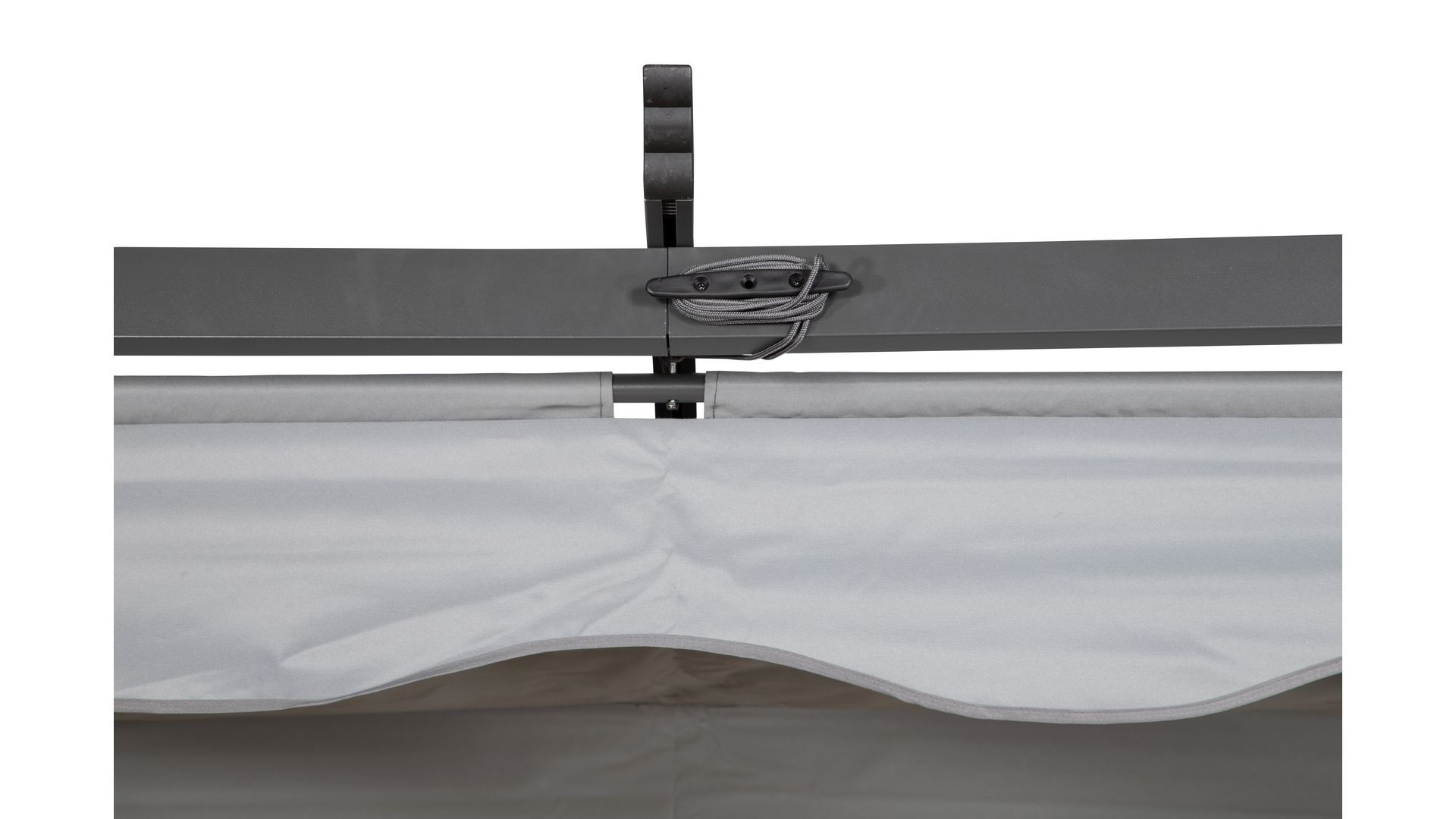 Lazio Pergola 295x395 cm - Svart/Grå - Hagemøbler - Solbeskyttelse - Pergola