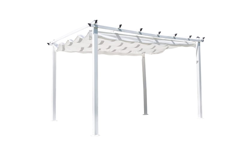 Lazio Pergola 348 cm, Hvit