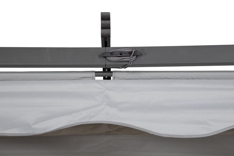 Lazio Pergola 295x395 cm - Svart/Grå - Hagemøbler - Solbeskyttelse - Pergola
