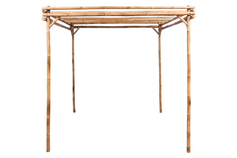 Pergola bambus 170x170x220 cm - Brun - Hagemøbler - Solbeskyttelse - Pergola
