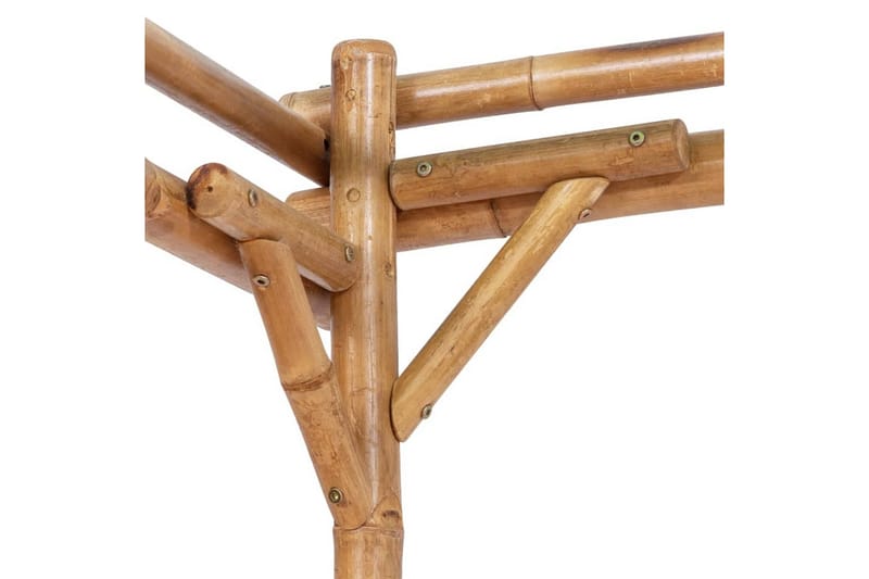 Pergola bambus 170x170x220 cm - Brun - Hagemøbler - Solbeskyttelse - Pergola