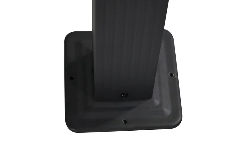 Porto stor pergola 4x3 m i aluminium med tak - Mørkgrå - Hagemøbler - Solbeskyttelse - Pergola