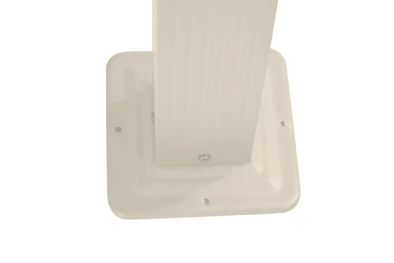 Porto pergola 3x3 m i aluminium med tak for solskjerming - Beige - Hagemøbler - Solbeskyttelse - Pergola