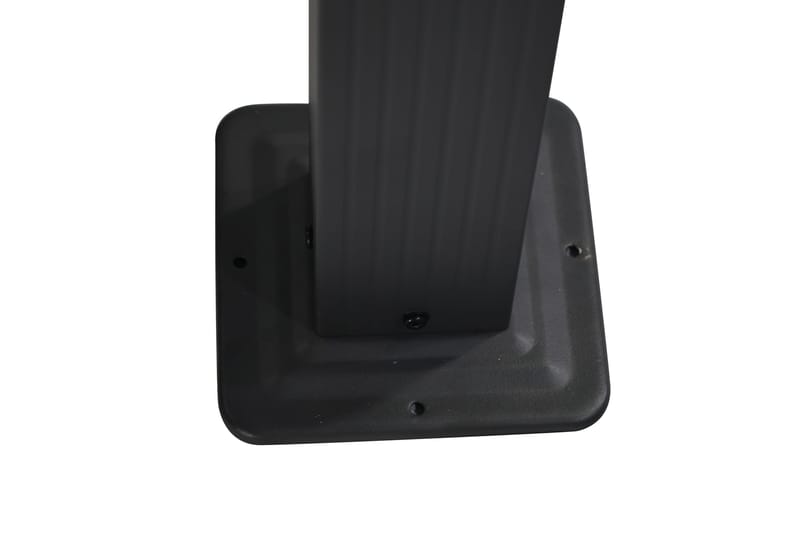 Porto Pergola 4x3 m - Mørk grå - Hagemøbler - Solbeskyttelse - Pergola