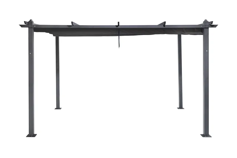 Porto Pergola 4x3 m, Mørk grå