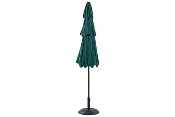 Roblin Parasol 285x285 cm - Grønn/Svart - Hagemøbler - Solbeskyttelse - Parasoller - Balkongparasoll