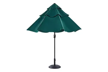 Roblin Parasol 285x285 cm - Grønn/Svart - Hagemøbler - Solbeskyttelse - Parasoller - Balkongparasoll