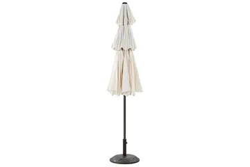 Roblin Parasol 285x285 cm - Beige/Sort - Hagemøbler - Solbeskyttelse - Parasoller - Balkongparasoll