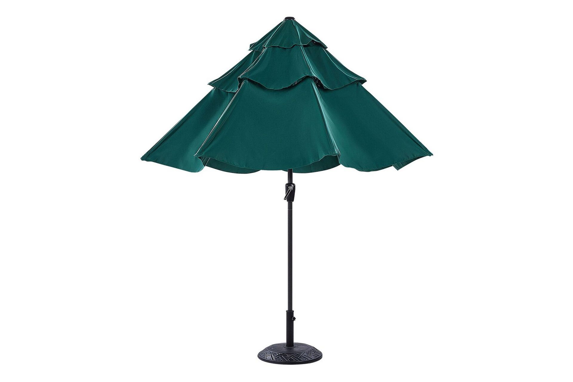 Roblin Parasol 285x285 cm - Grønn/Svart - Hagemøbler - Solbeskyttelse - Parasoller