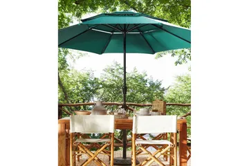 Roblin Parasol 285x285 cm - Grønn/Svart - Hagemøbler - Solbeskyttelse - Parasoller - Balkongparasoll