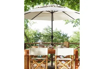 Roblin Parasol 285x285 cm - Beige/Sort - Hagemøbler - Solbeskyttelse - Parasoller - Balkongparasoll