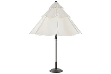 Roblin Parasol 285x285 cm - Beige/Sort - Hagemøbler - Solbeskyttelse - Parasoller - Balkongparasoll