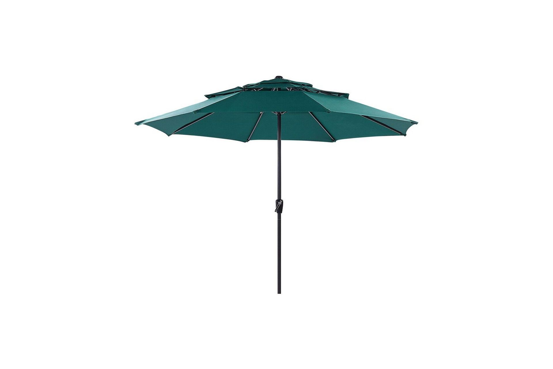 Roblin Parasol 285x285 cm - Grønn/Svart