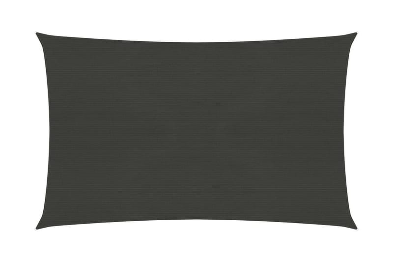 Solseil 160 g/m² antrasitt 4x7 m HDPE - Antrasittgrå - Hagemøbler - Solbeskyttelse - Solseil