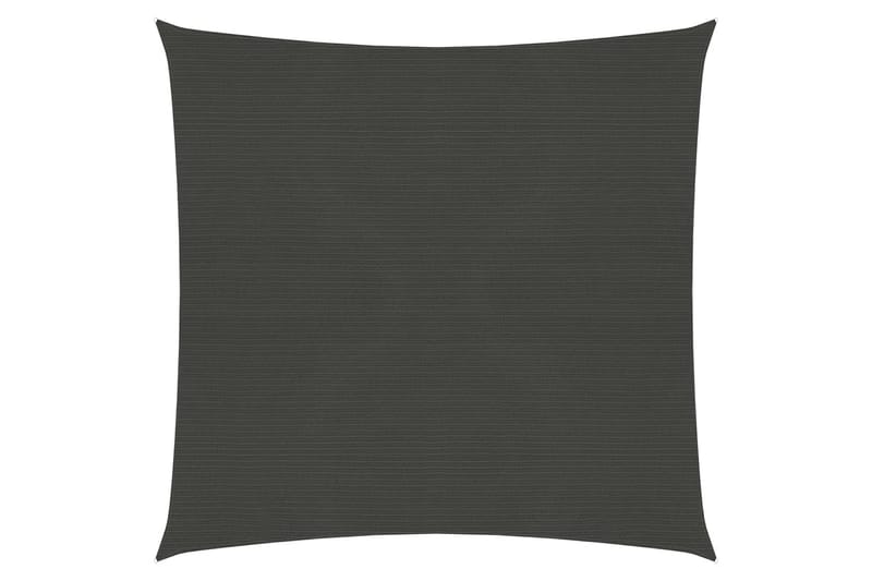 Solseil 160 g/m² antrasitt 6x6 m HDPE - Antrasittgrå - Hagemøbler - Solbeskyttelse - Solseil