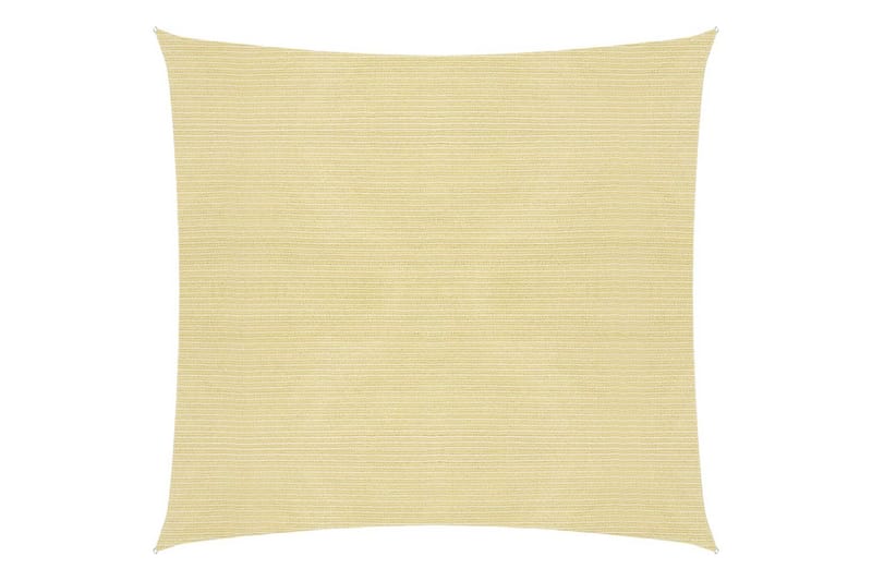 Solseil 160 g/m² beige 2,5x2,5 m HDPE - Beige - Solseil