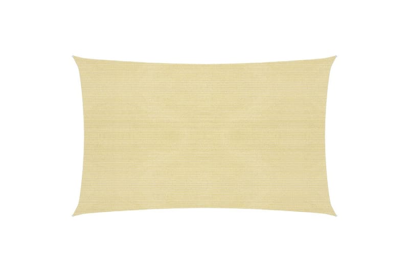 Solseil 160 g/m² beige 2,5x4,5 m HDPE - Beige - Solseil