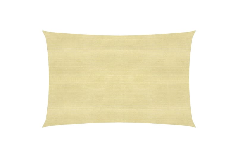 Solseil 160 g/m² beige 2,5x4 m HDPE - Beige - Solseil