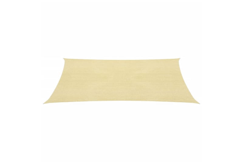 Solseil 160 g/m² beige 2,5x4 m HDPE - Beige - Hagemøbler - Solbeskyttelse - Solseil