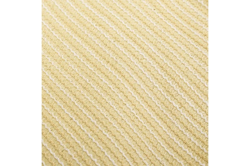 Solseil 160 g/m² beige 2,5x4 m HDPE - Beige - Hagemøbler - Solbeskyttelse - Solseil