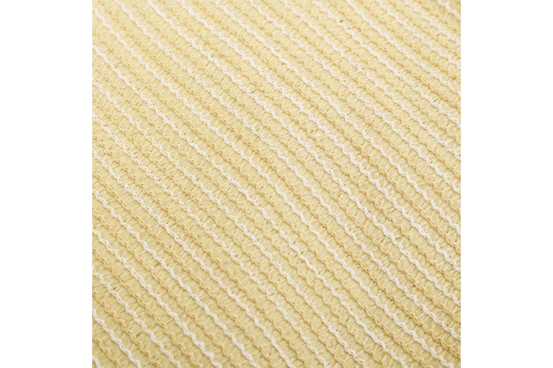 Solseil 160 g/m² beige 2,5x5 m HDPE - Beige - Hagemøbler - Solbeskyttelse - Solseil