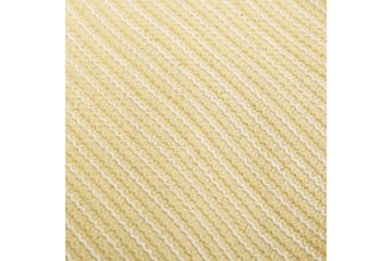 Solseil 160 g/m² beige 2,5x5 m HDPE - Beige - Hagemøbler - Solbeskyttelse - Solseil