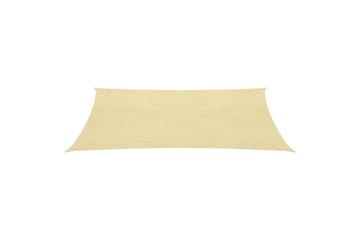 Solseil 160 g/m² beige 2,5x5 m HDPE - Beige - Hagemøbler - Solbeskyttelse - Solseil
