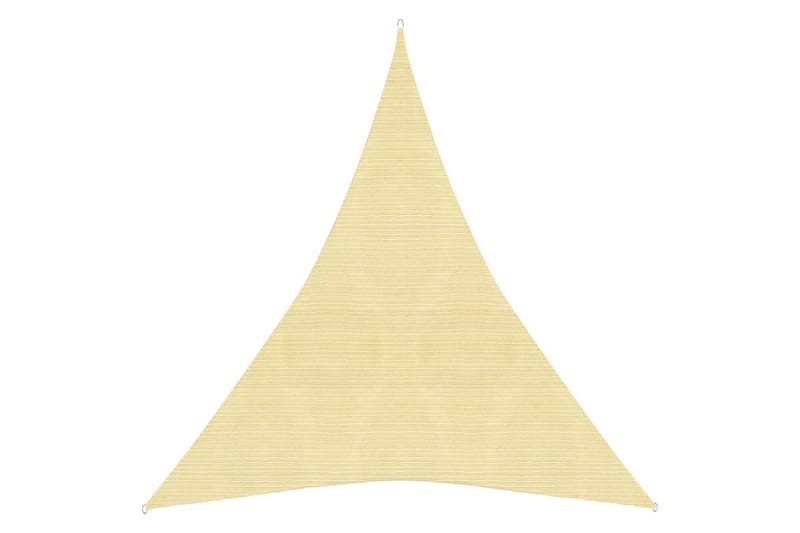 Solseil 160 g/m² beige 4x5x5 m HDPE - Beige - Solseil