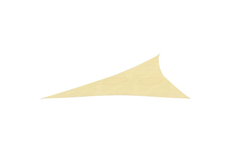 Solseil 160 g/m² beige 4x5x6,8 m HDPE - Beige - Hagemøbler - Solbeskyttelse - Solseil