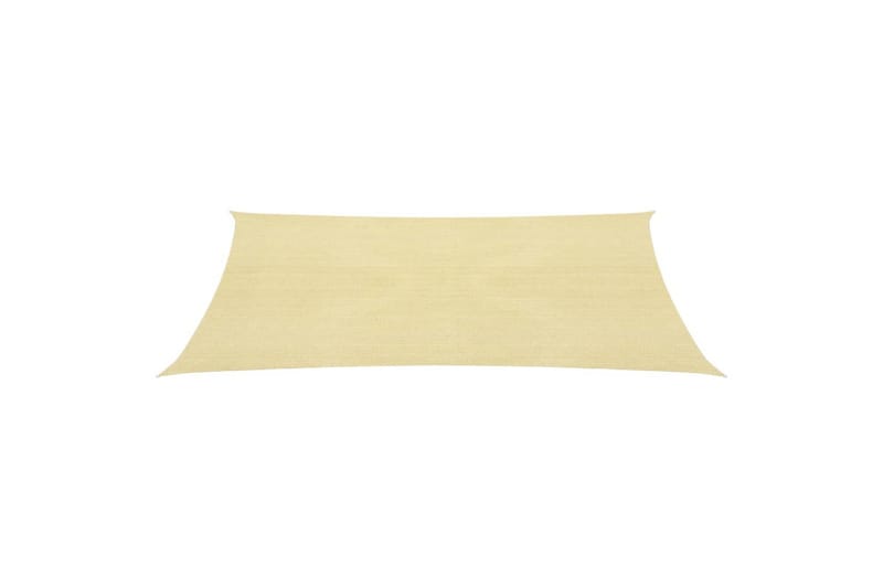 Solseil 160 g/m² beige 7x7 m HDPE - Beige - Hagemøbler - Solbeskyttelse - Solseil