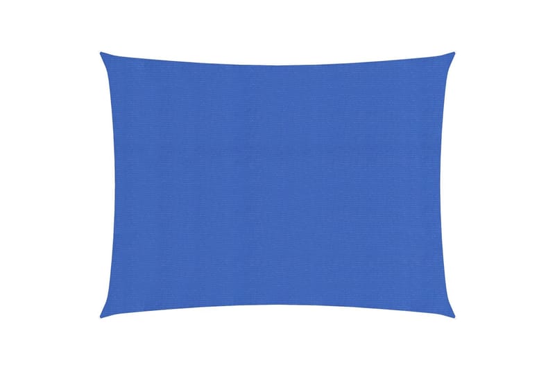 Solseil 160 g/m² blå 2,5x3,5 m HDPE - Blå - Hagemøbler - Solbeskyttelse - Solseil