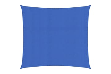 Solseil 160 g/m² blå 2x2 m HDPE - Blå - Hagemøbler - Solbeskyttelse - Solseil