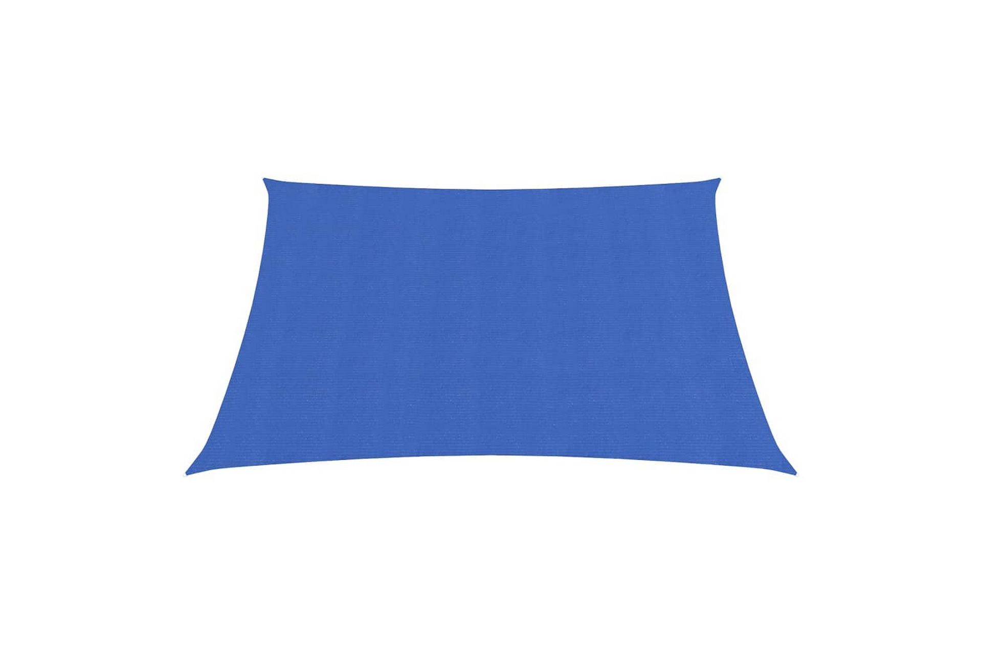 Solseil 160 g/m² blå 2x2 m HDPE - Blå - Hagemøbler - Solbeskyttelse - Solseil
