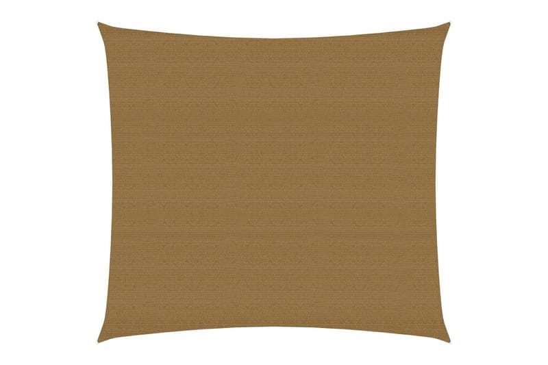 Solseil 160 g/m² gråbrun 2x2 m HDPE - Taupe - Hagemøbler - Solbeskyttelse - Solseil