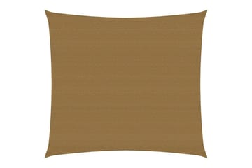 Solseil 160 g/m² gråbrun 3x3 m HDPE - Taupe - Hagemøbler - Solbeskyttelse - Solseil
