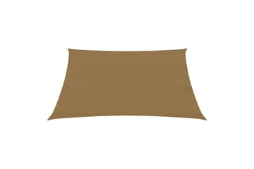 Solseil 160 g/m² gråbrun 3x3 m HDPE - Taupe - Hagemøbler - Solbeskyttelse - Solseil